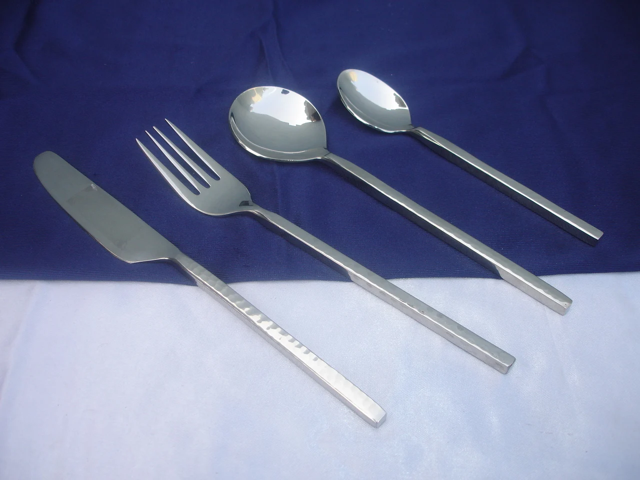 S. Steel Flatware Set With Shining Polish/nickel Plating Indian