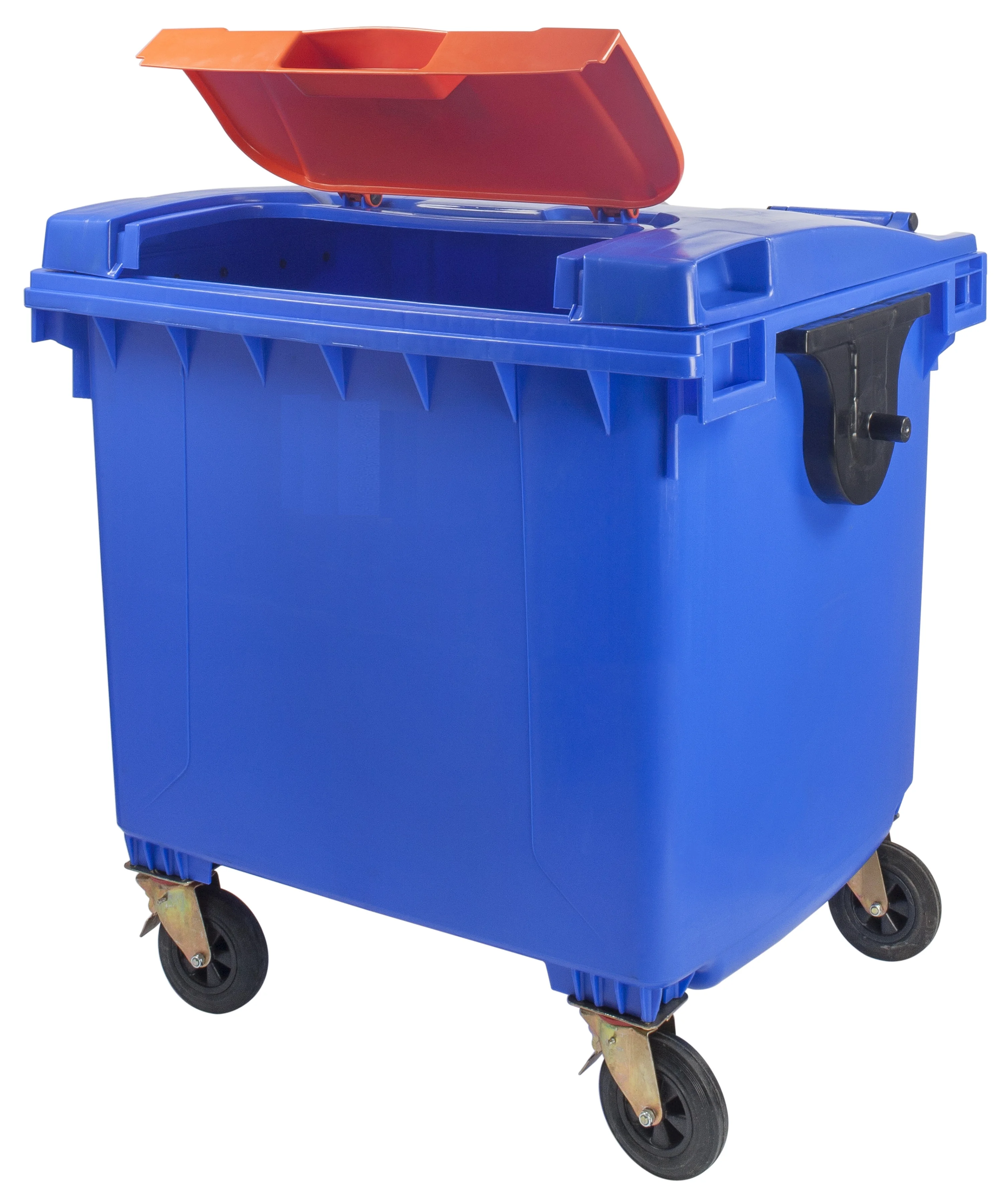 1100 L Plastic Waste Container With Lid In Lid - Buy Waste Container ...