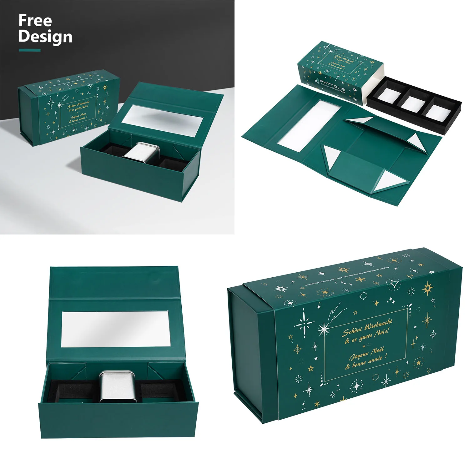Foldable Box with Window