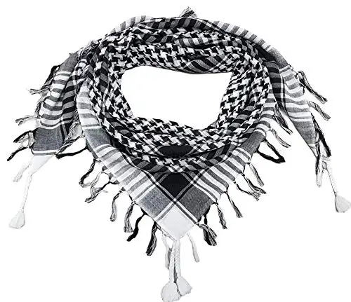 Elu Shemagh Scarf White-Lightweight