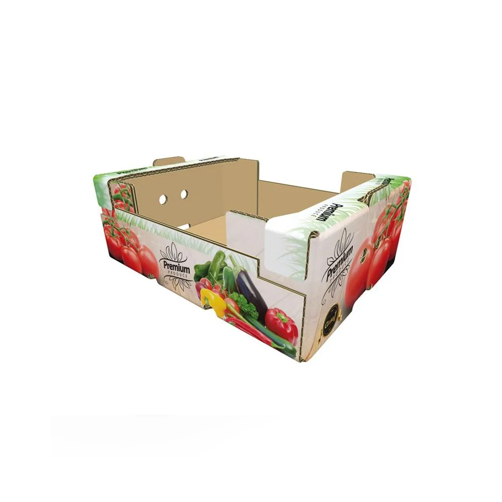 Fresh Fruit And Vegetable Boxes 5 Different Color Options Customizable
