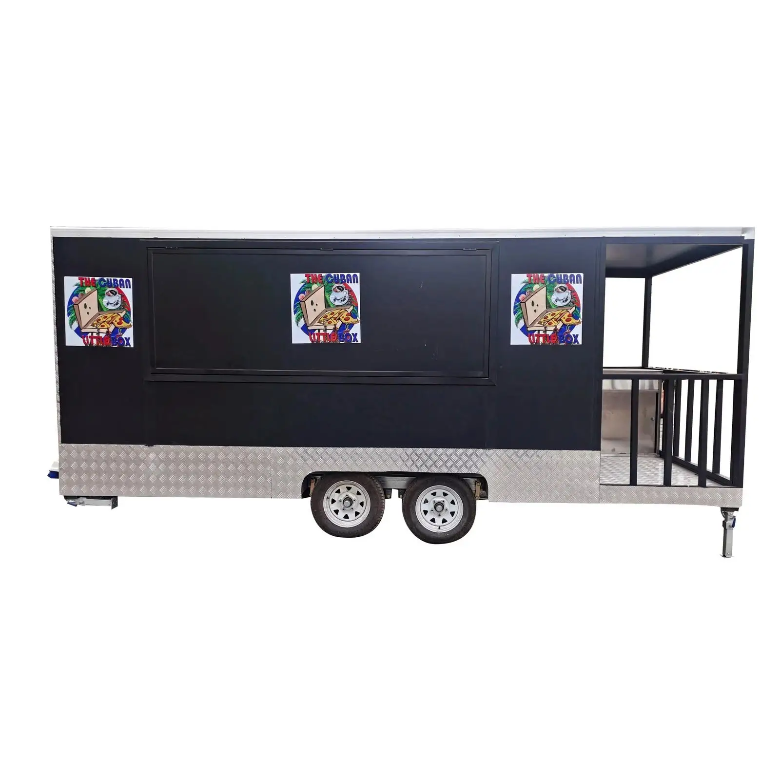 Customized Standard Street Fast Mobile Food Cart Truck Trailer With