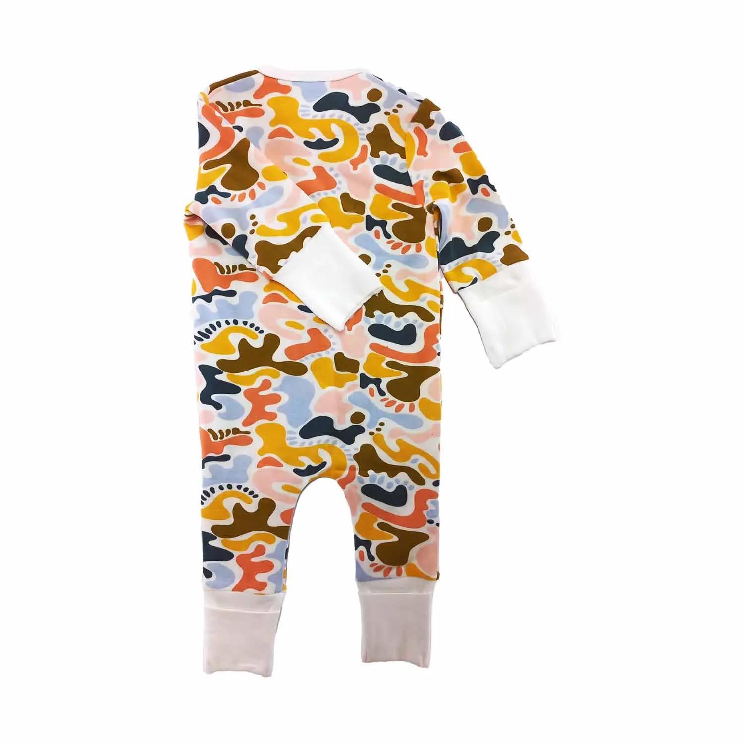 Bamboo Spandex Baby Sleeper With Zipper Hand And Leg Coverable - Buy ...