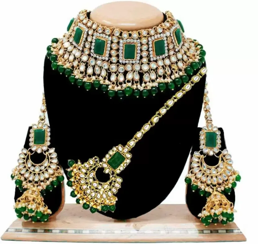Jmc Jewellery Wholesale Indian Jewelry Traditional Gold Plated Crystal