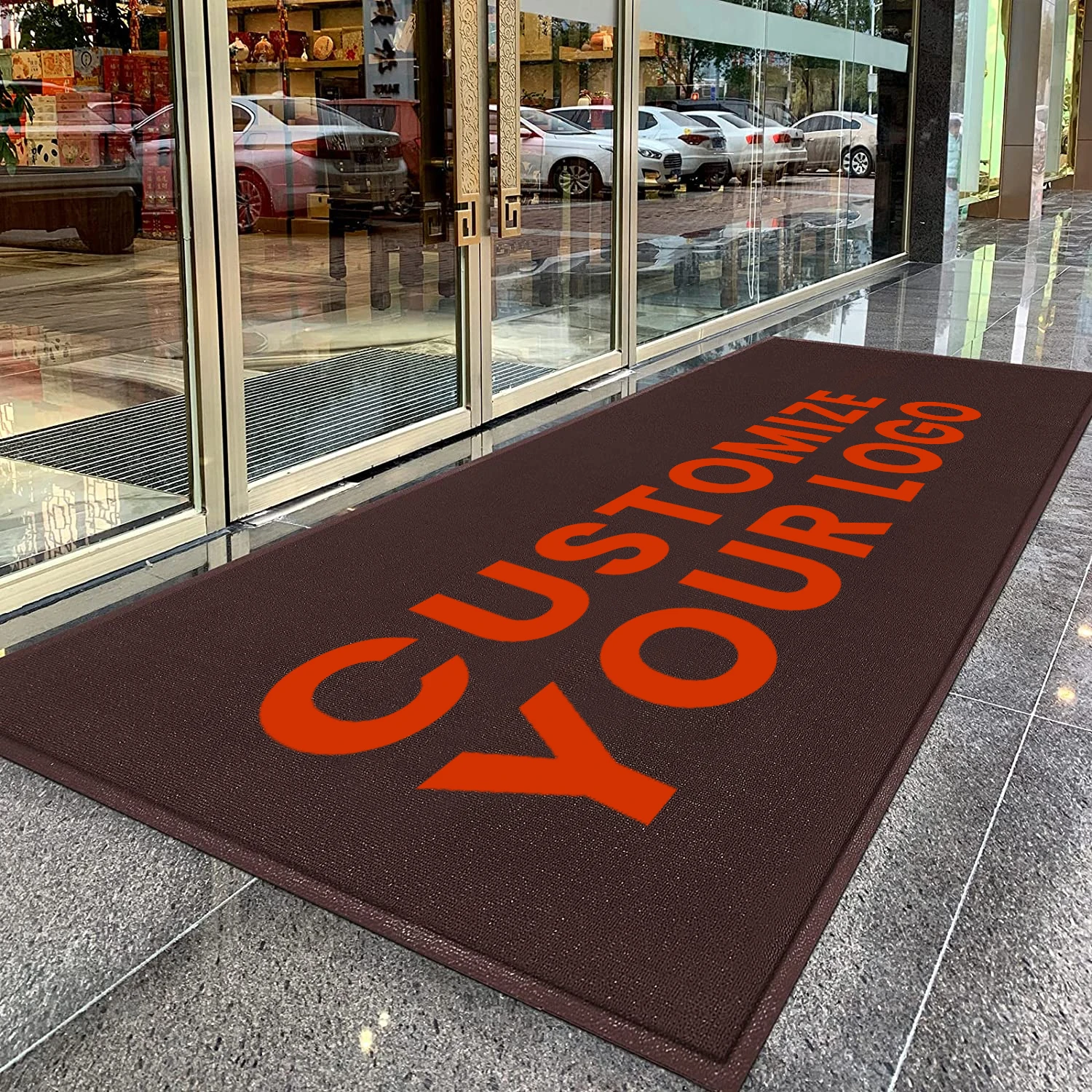 Custom Commercial Door Mats Antislip Entryway Carpets Personalized Logo Thick Indoor Outdoor