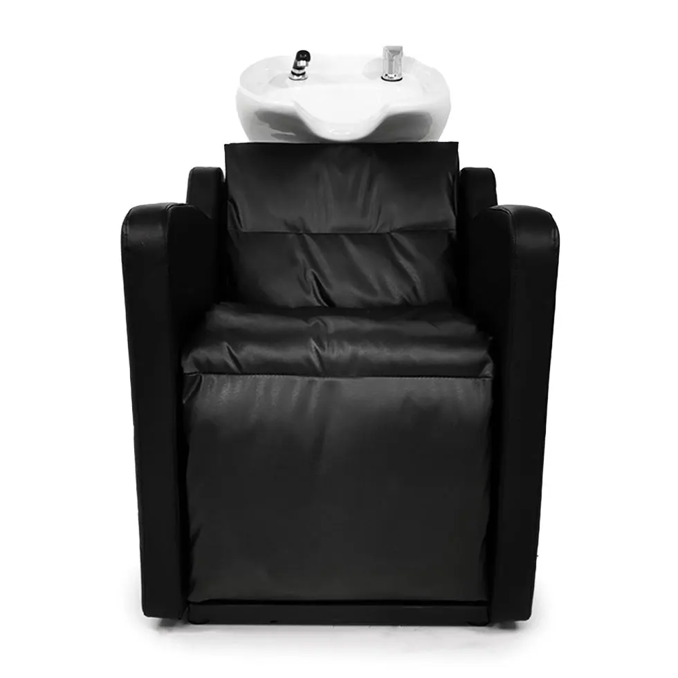 Made In Italy Shampoo Chairs Woman Shiatsu With Shiatsu Massage In Synthetic Leather Wash