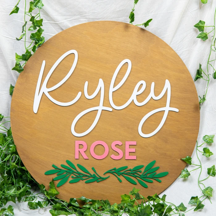 Custom Wooden Nursery Name Signs/ Wooden Name Sign/ Wall Decoration