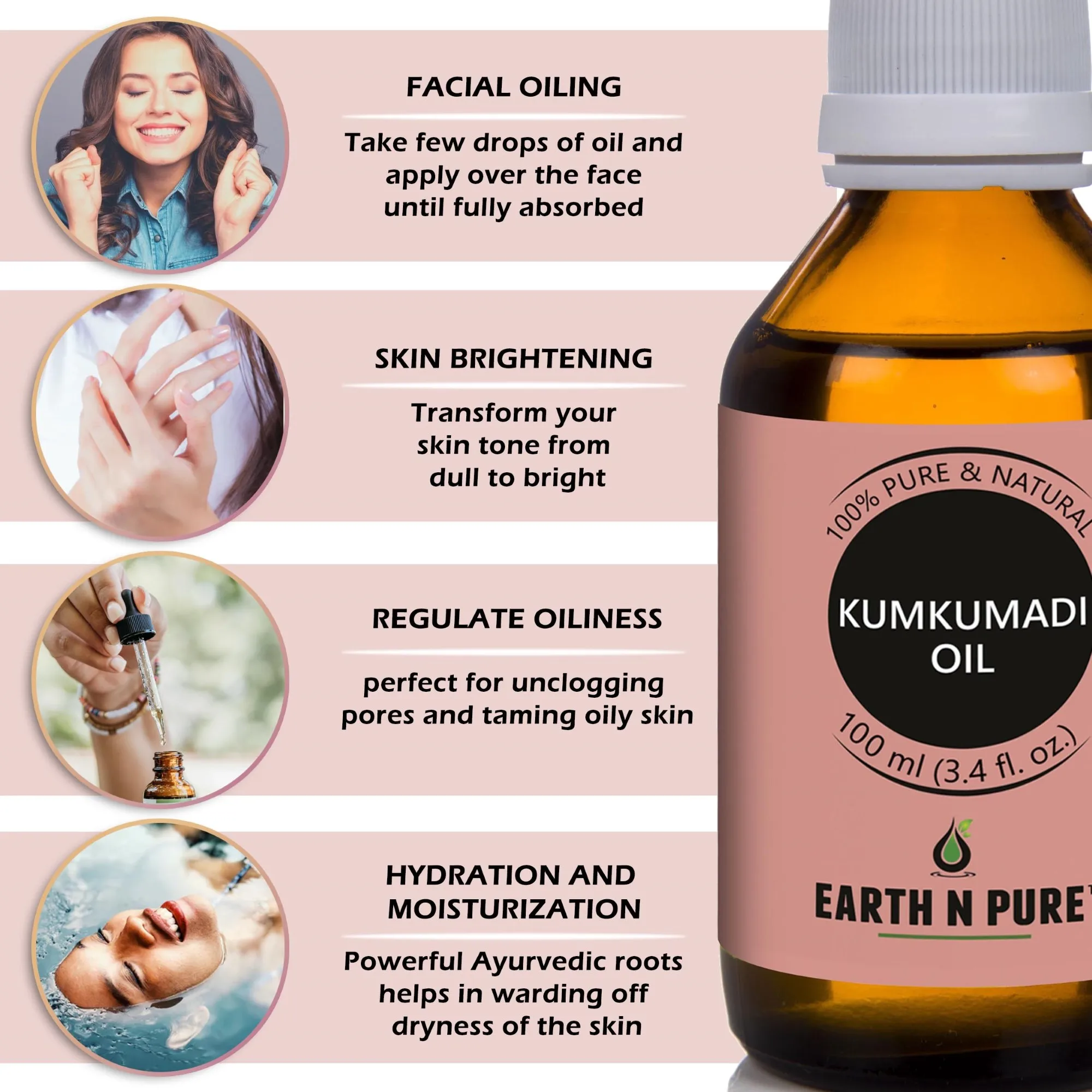 Top Sale Kumkumadi Carrier Oil 100 Pure Natural Premium Grade For