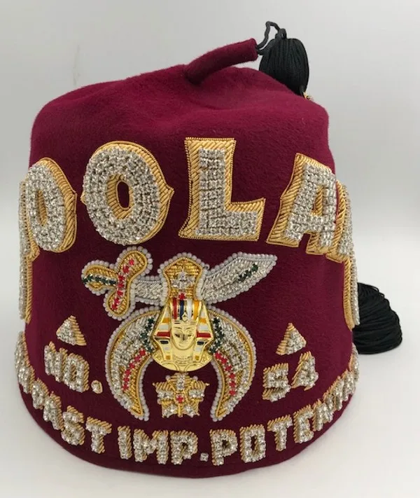 Custom Temples Masonic Shriners Fezzes Shriner Fez Masonic Regalia ...