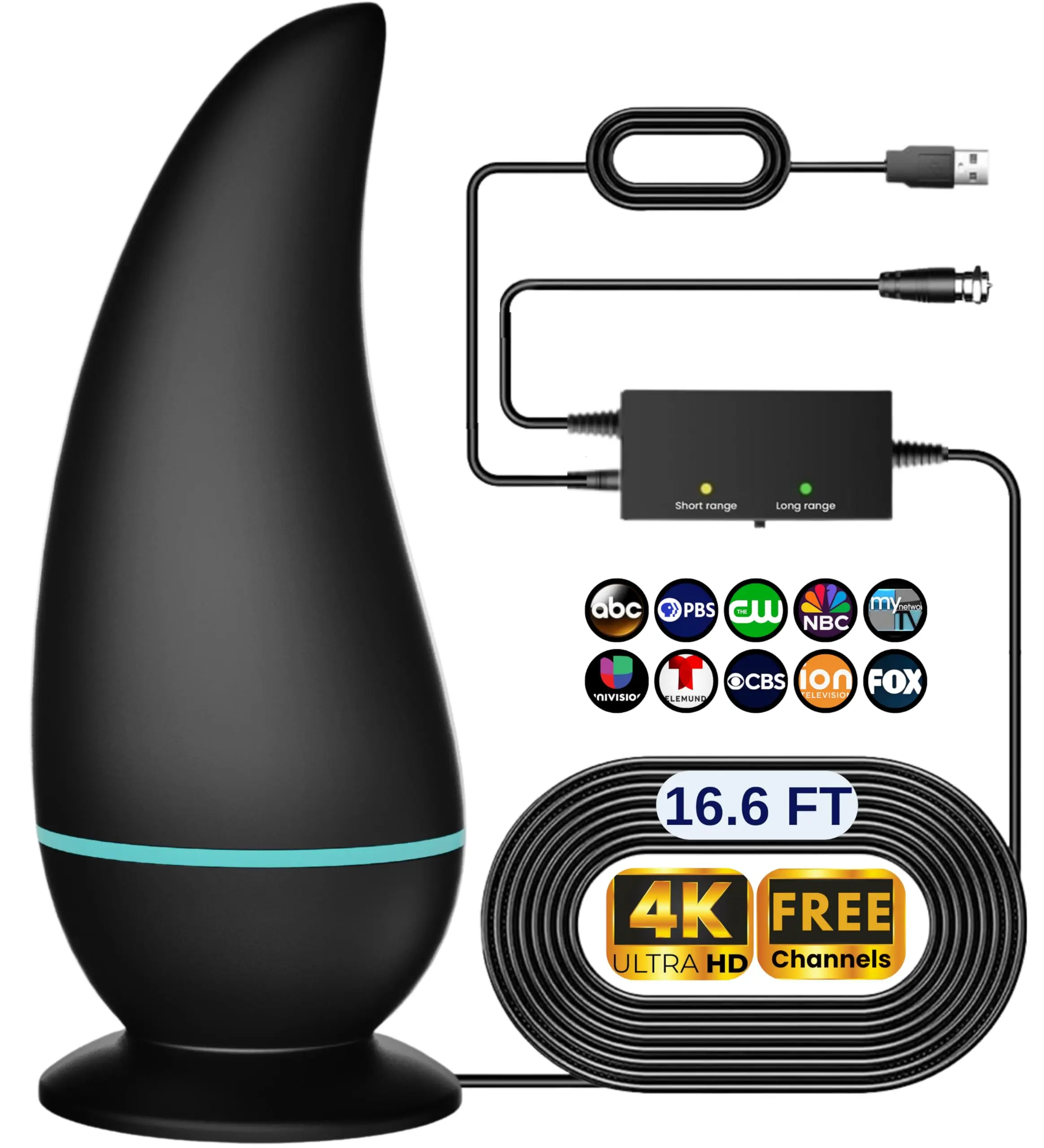 Signal Reception 2800+ Miles Indoor Antenna