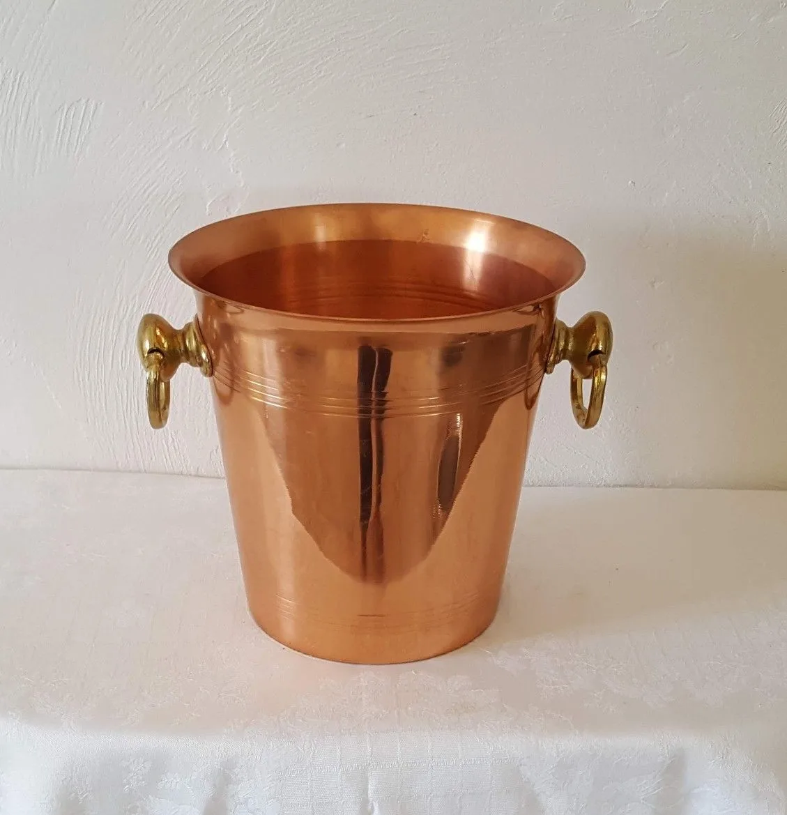 Combo Of Miniature Brass Bucket + Parat + Kalbatta (toys) Traditional