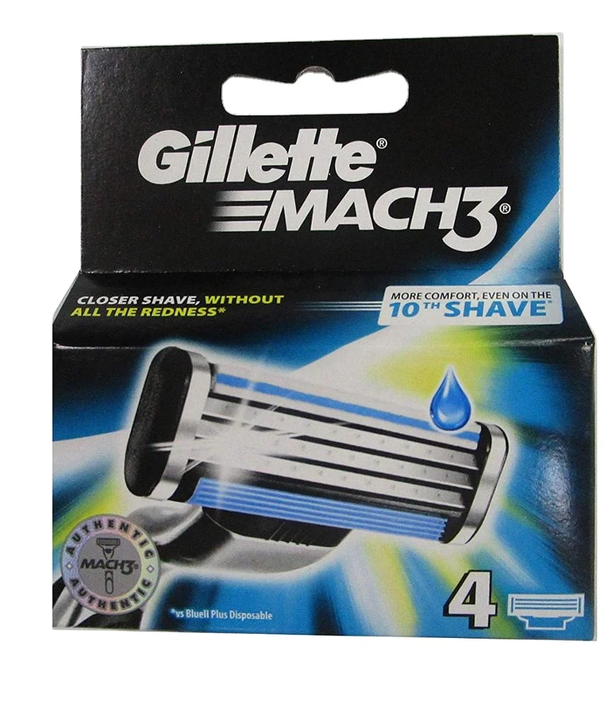 Mach 3 Razor 4 Packs Safety Shaving Razor Mens Grooming Best Seller Product For Wholesaler And