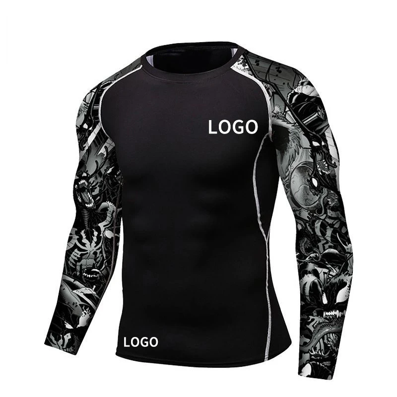 Professional Nylon Fabric Men's Rashguard Swimming Tops Rash Guard,Rash ...