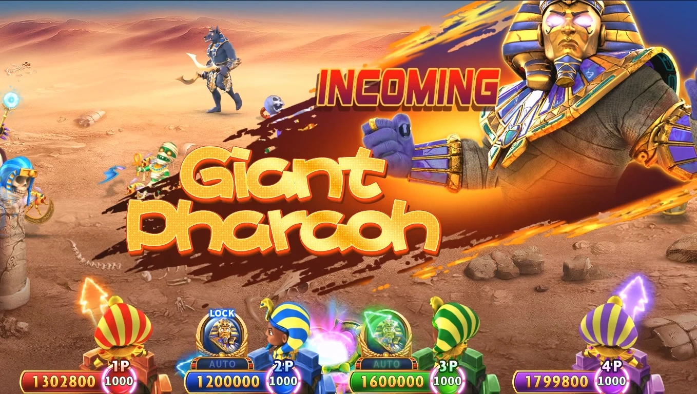 Pyramid Battle A New Egyptian Shooter! A 4-player Game For Fish ...