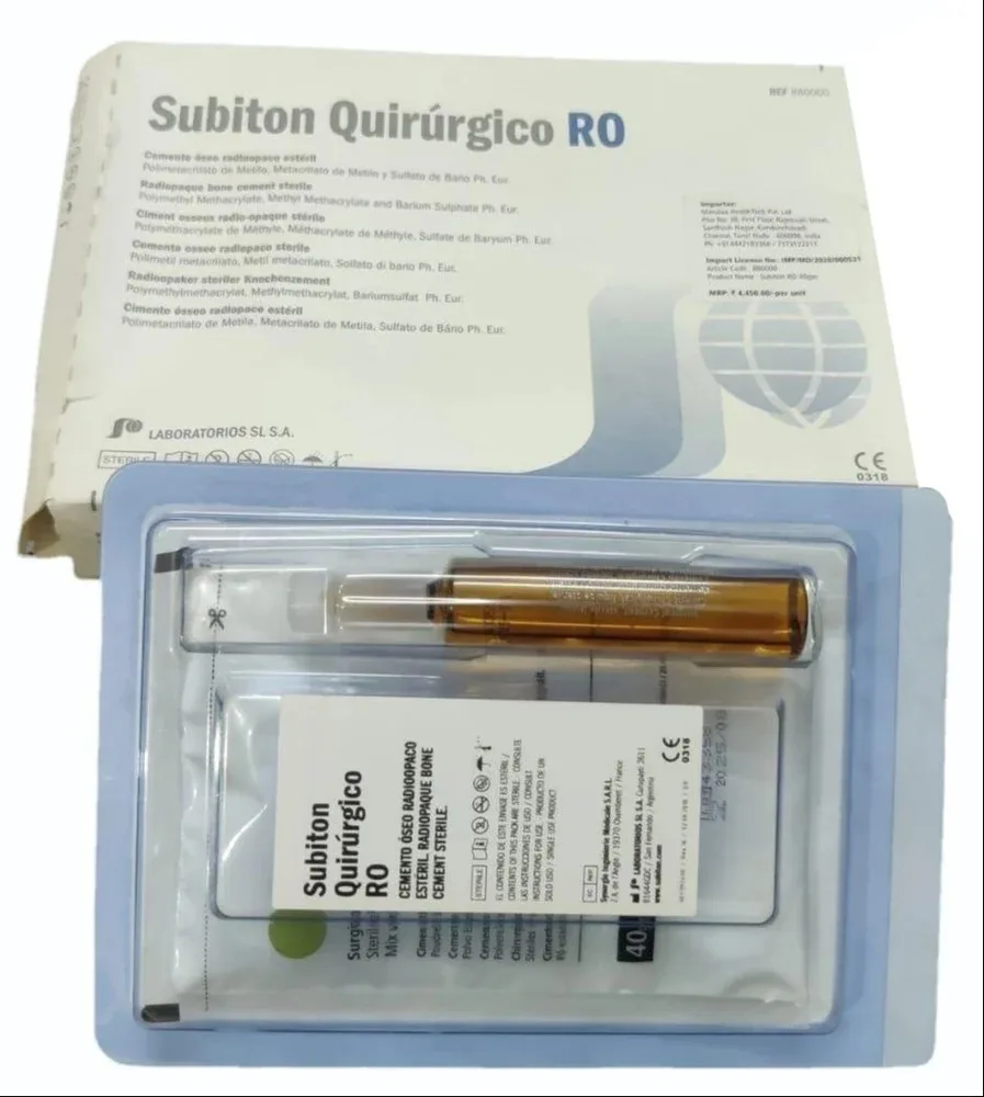 Orthopedic Surgical Instruments - SUBITON QUIRURGICO RO Bone Cement Product