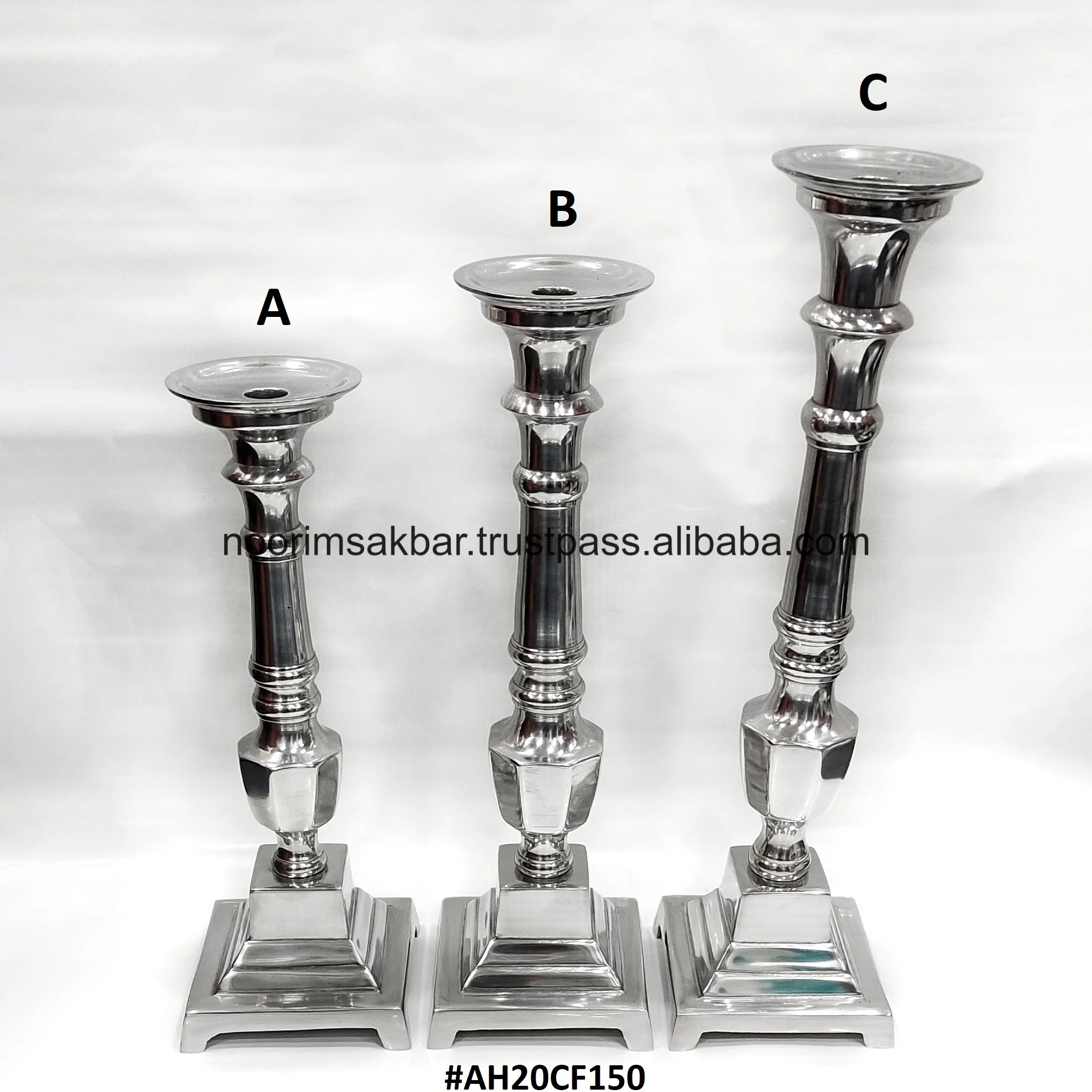2023 Luxury Aluminium Candle Holder Stands For Wedding And Party Decoration Candle Holder For