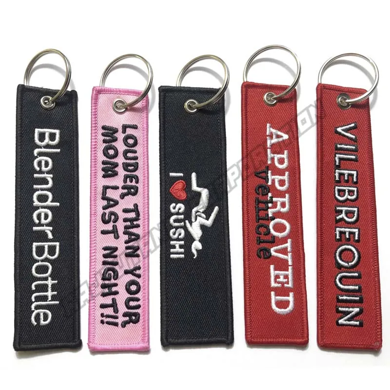 Embroidered Key Chain Patches Maker 