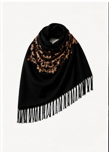 14GG Premium Embroidered Scarf thumbnail 2