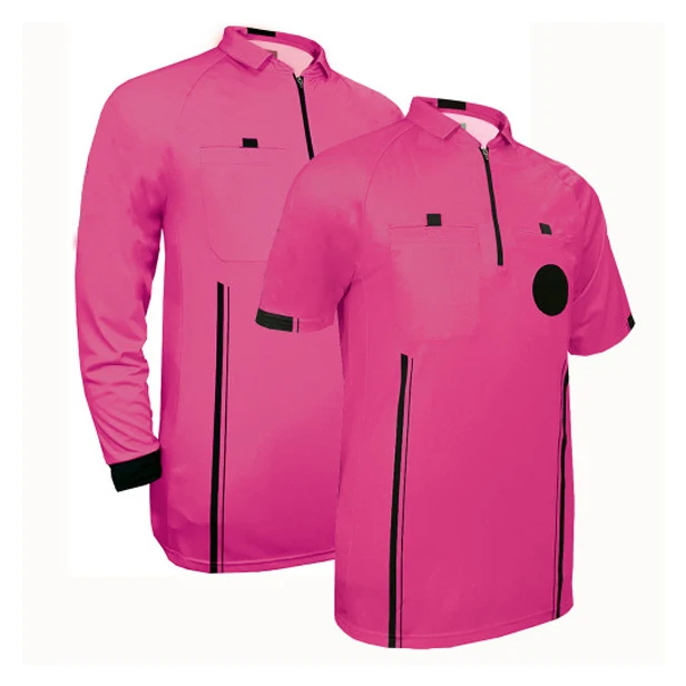 Sublimation Soccer Referee Shirt Football Referee Jersey Short Sleeve