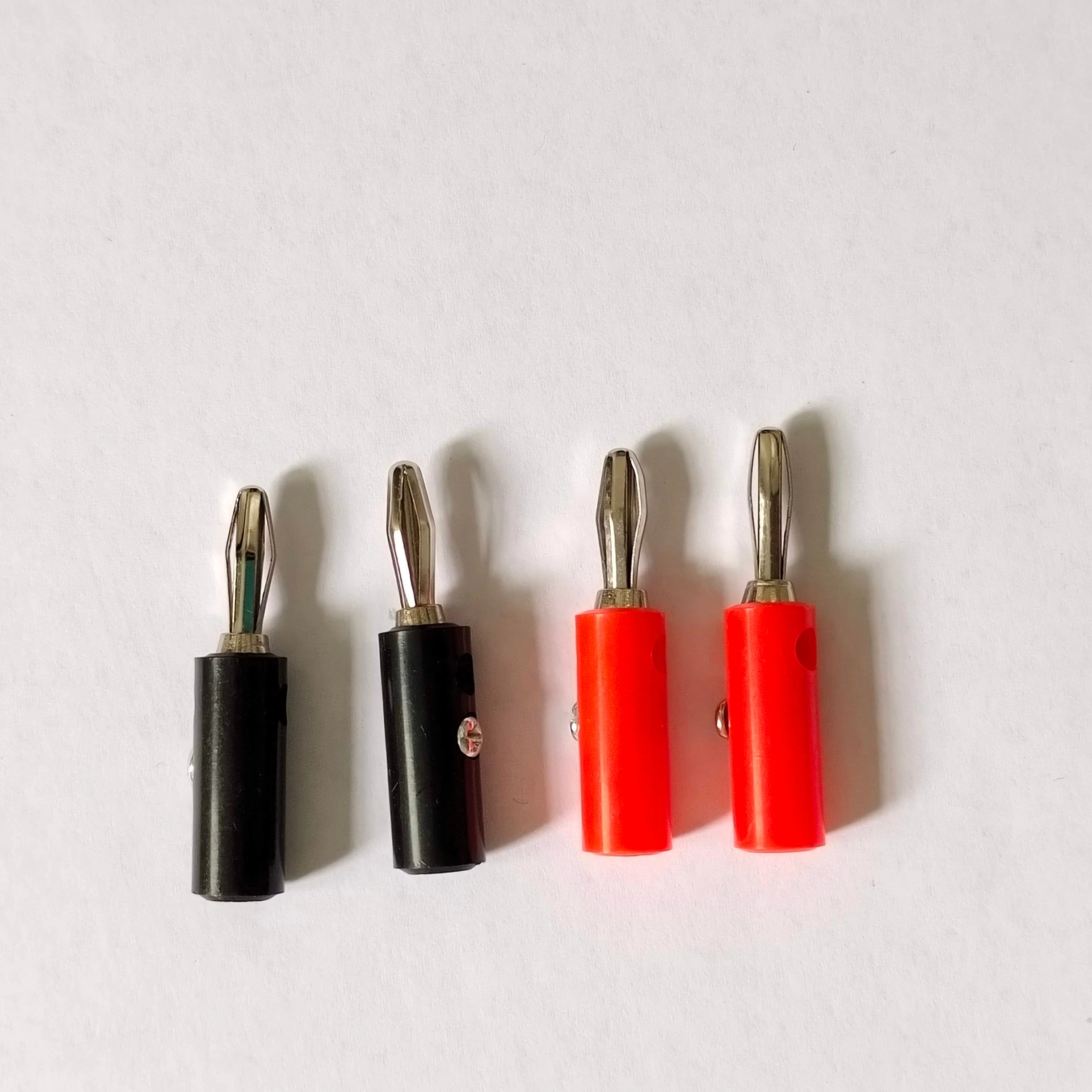 Banana Plug 4mm Red And Black Buy 4mm Banana Plug,4mm Stackable