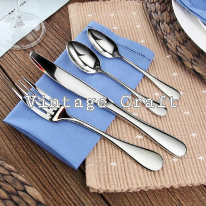 High Quality Restaurant Thick Flatware Wholesale Kitchen Wedding Luxury Mirror Black Gold