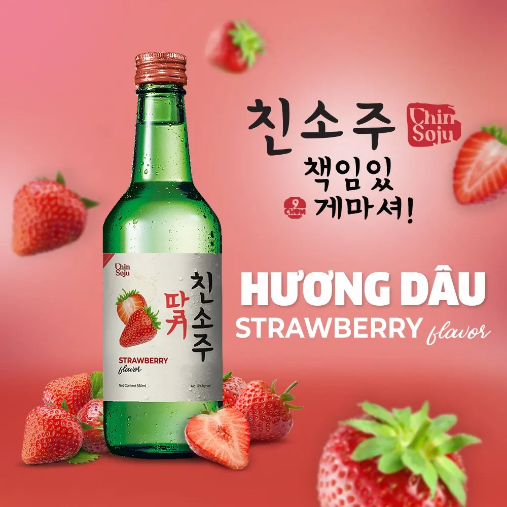 Chin Soju Fruit Flavours 360ml Korea Soju High Quality Low Price Import ...