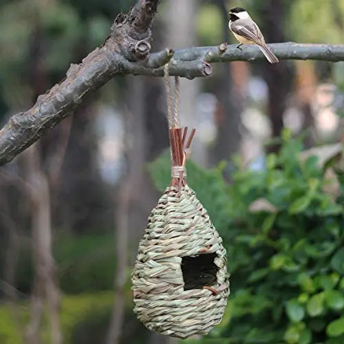 Natural Grass Bird House Garden Decoration Ecological Eco-friendly
