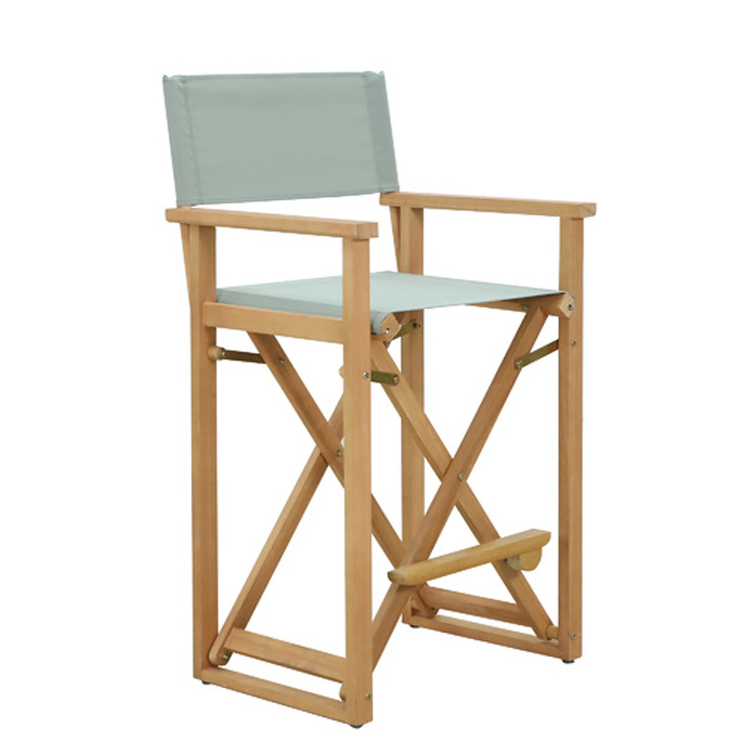 Set Dining Table Teak Wood And Polyester Seat Outdoor Furnitureikaran