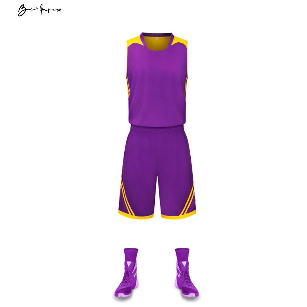 Custom Your Team Logo Basket Ball Uniform Men Women Boys Basketball