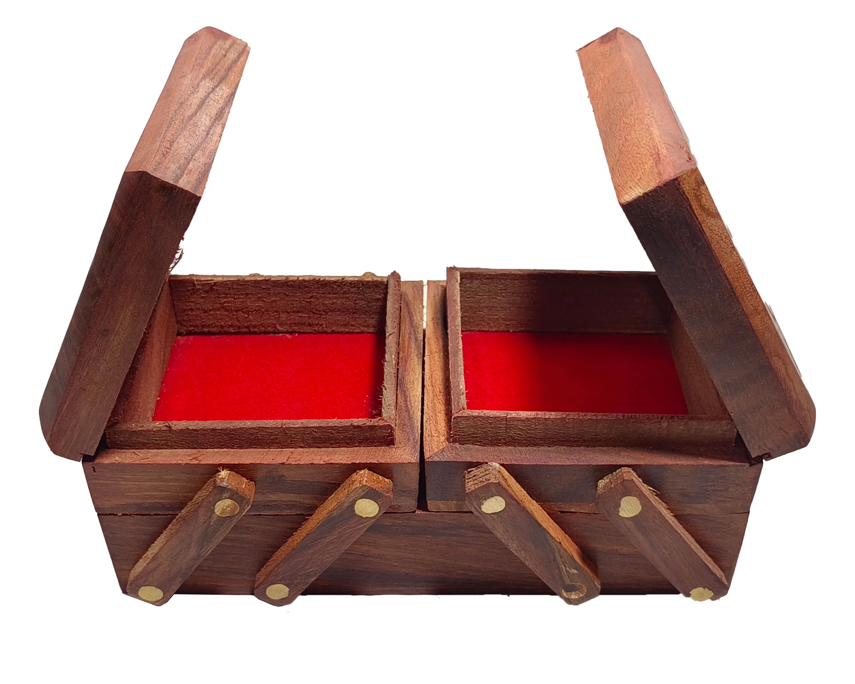 Rosewood Handmade Sliding Storage Box Trivial & Jewellery Storage Box
