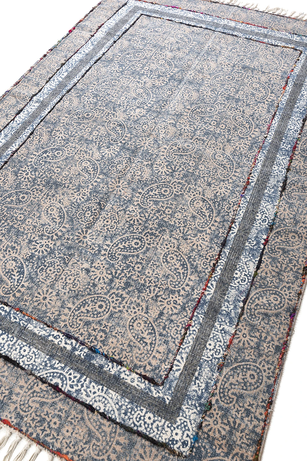 Hand Woven Dhurries Indian Carpet Rug Handmade Floor Decorative Cotton ...