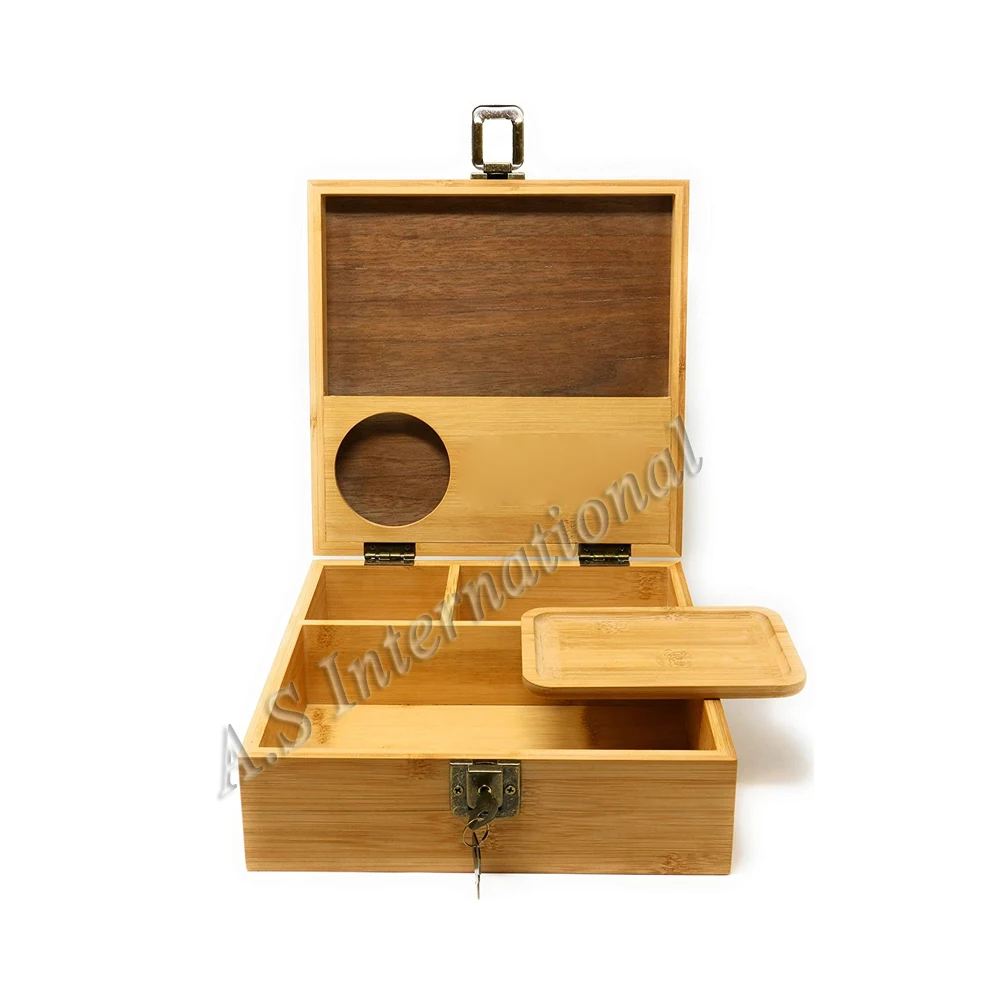 Modern Style Custom Wood Secret Magic Trick Puzzle Box To Organize Your