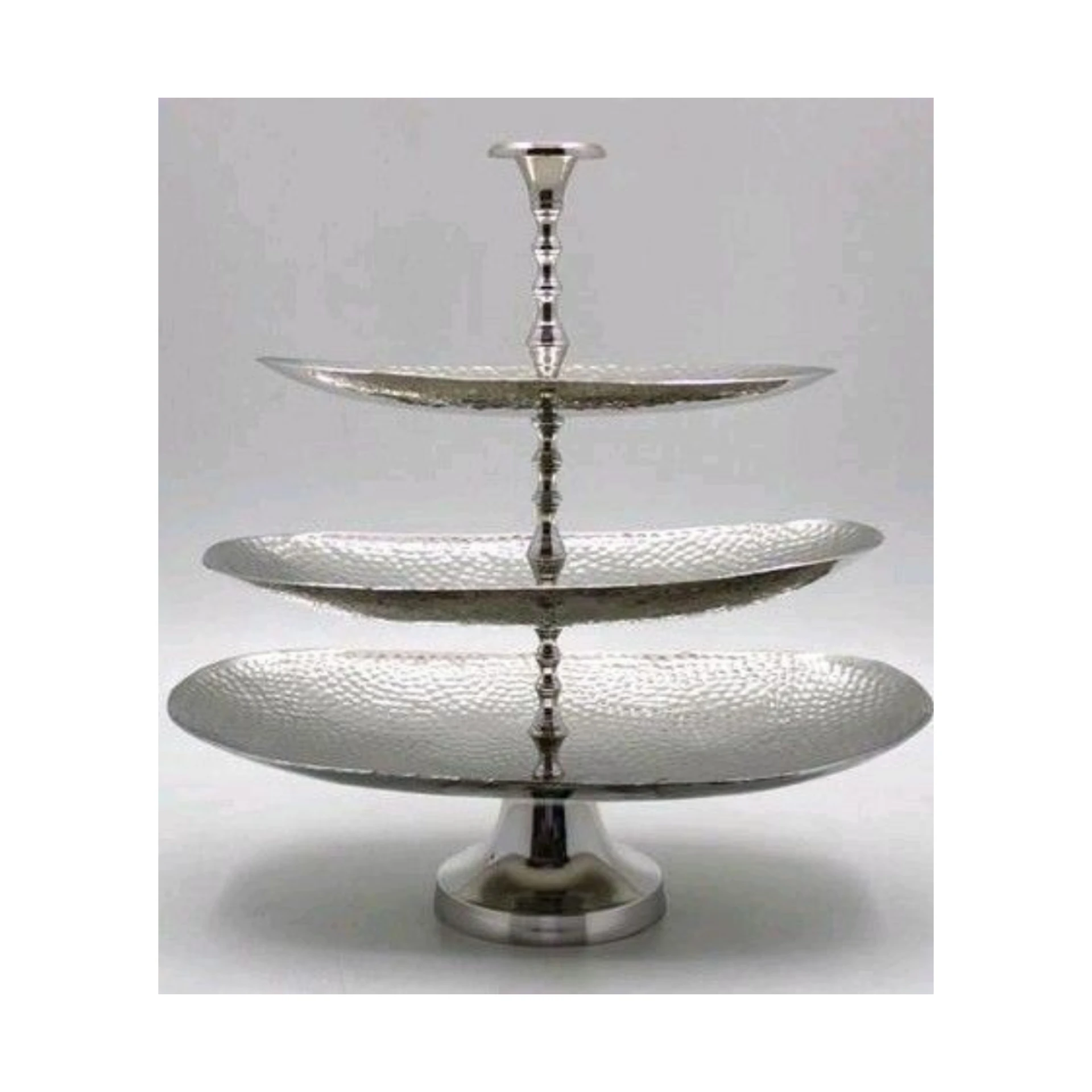 Tree Branch Embossed Cake Stand Decorative 3 Tier With Gold Plated ...