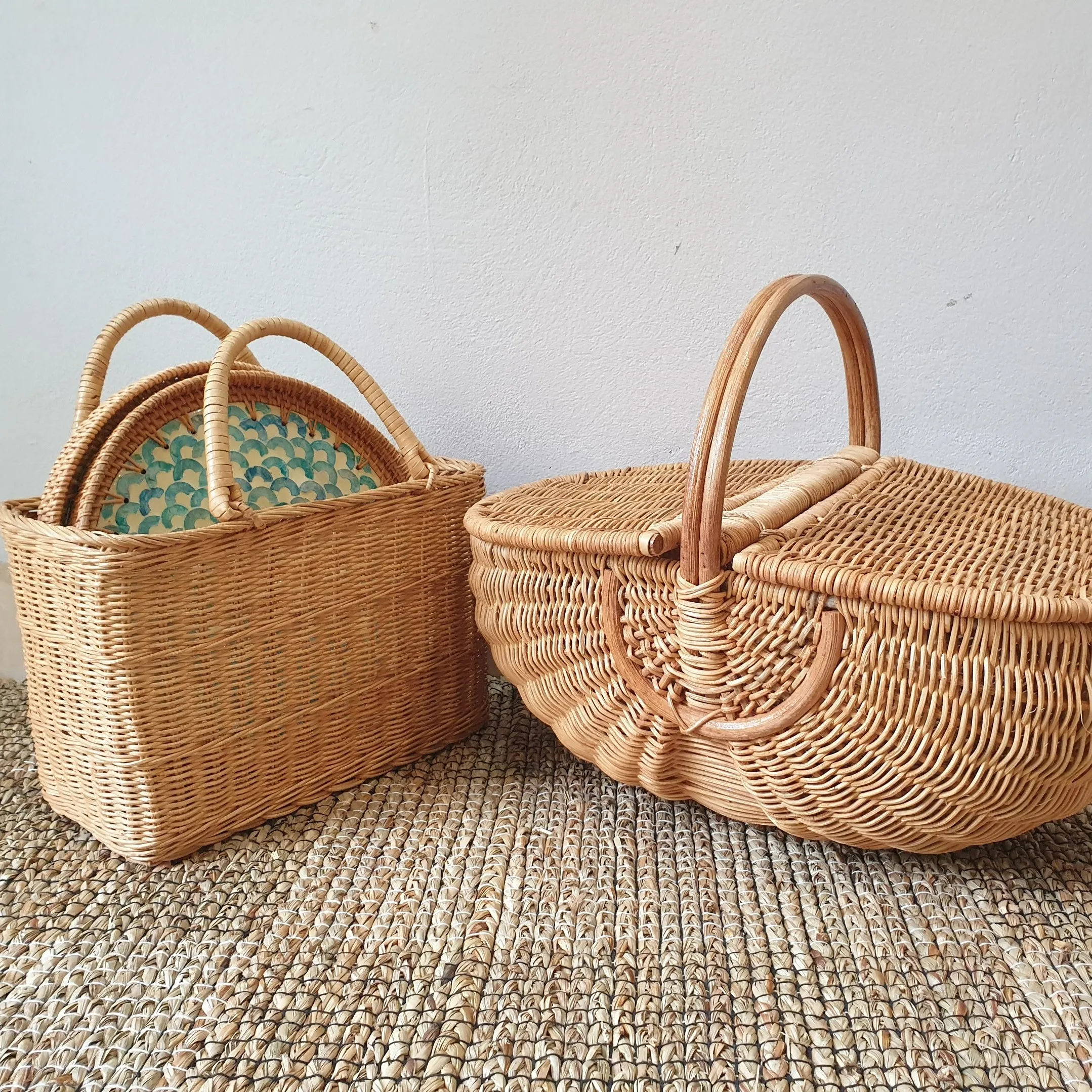 Best Price Natural Eco Friendly Rattan Bag With Handle Handmade Rattan Tote Bag Made In Vietnam