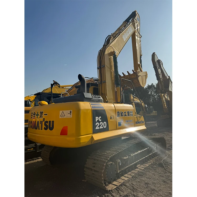 Komatsu Pc220 Ore Trench Excavation Excavators Earthmoving Hydraulic ...