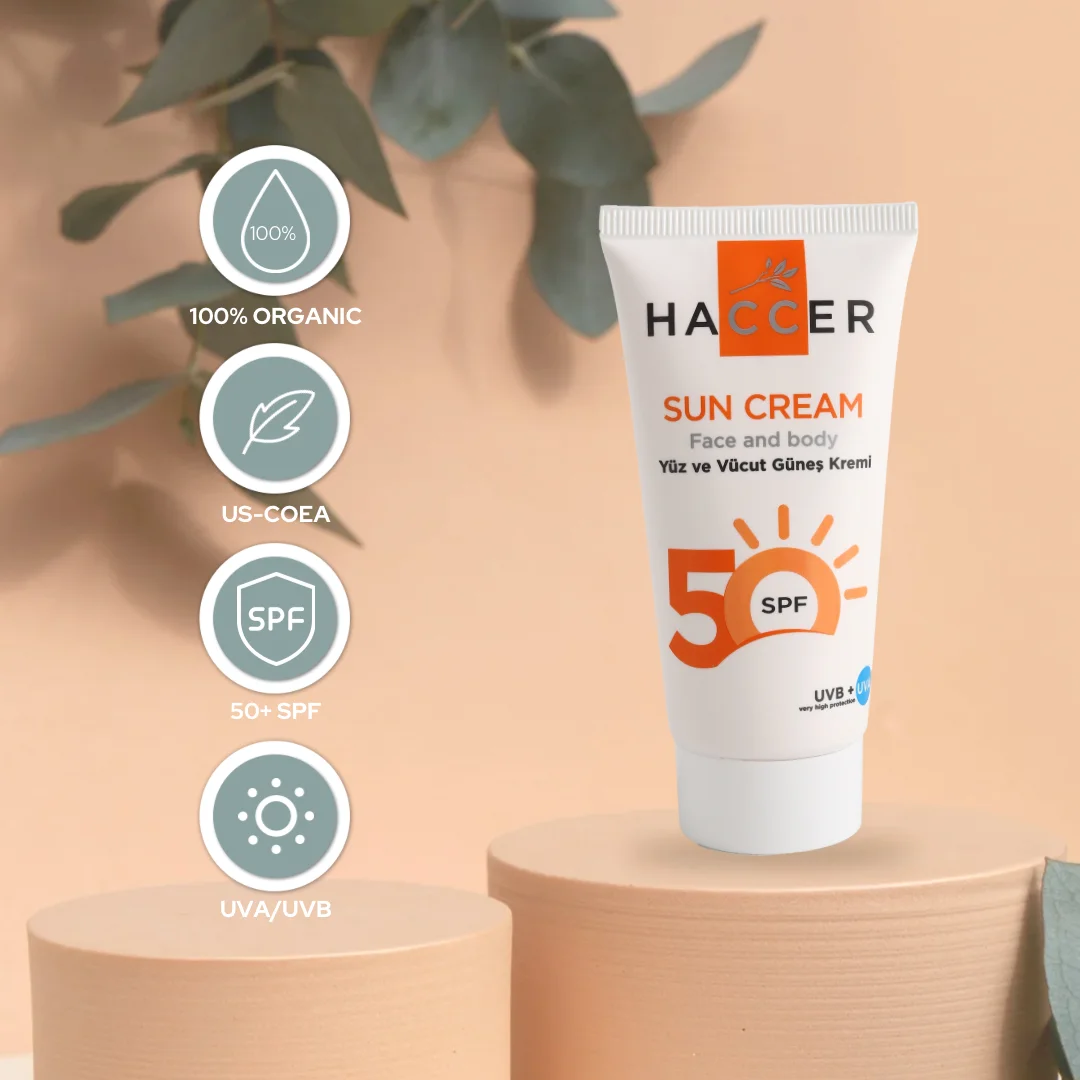 Haccer Sun Cream Spf 50 150 Ml Sun Block Cream For Face And Body