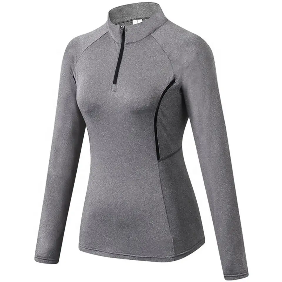 Ladies Sublimation Horse Riding Shirt Quick Dry Equestrian Base Layer