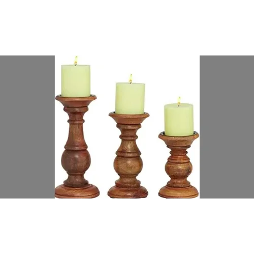 Large Wooden Pillar Stand Home Decoration Wedding Events Parties Wooden