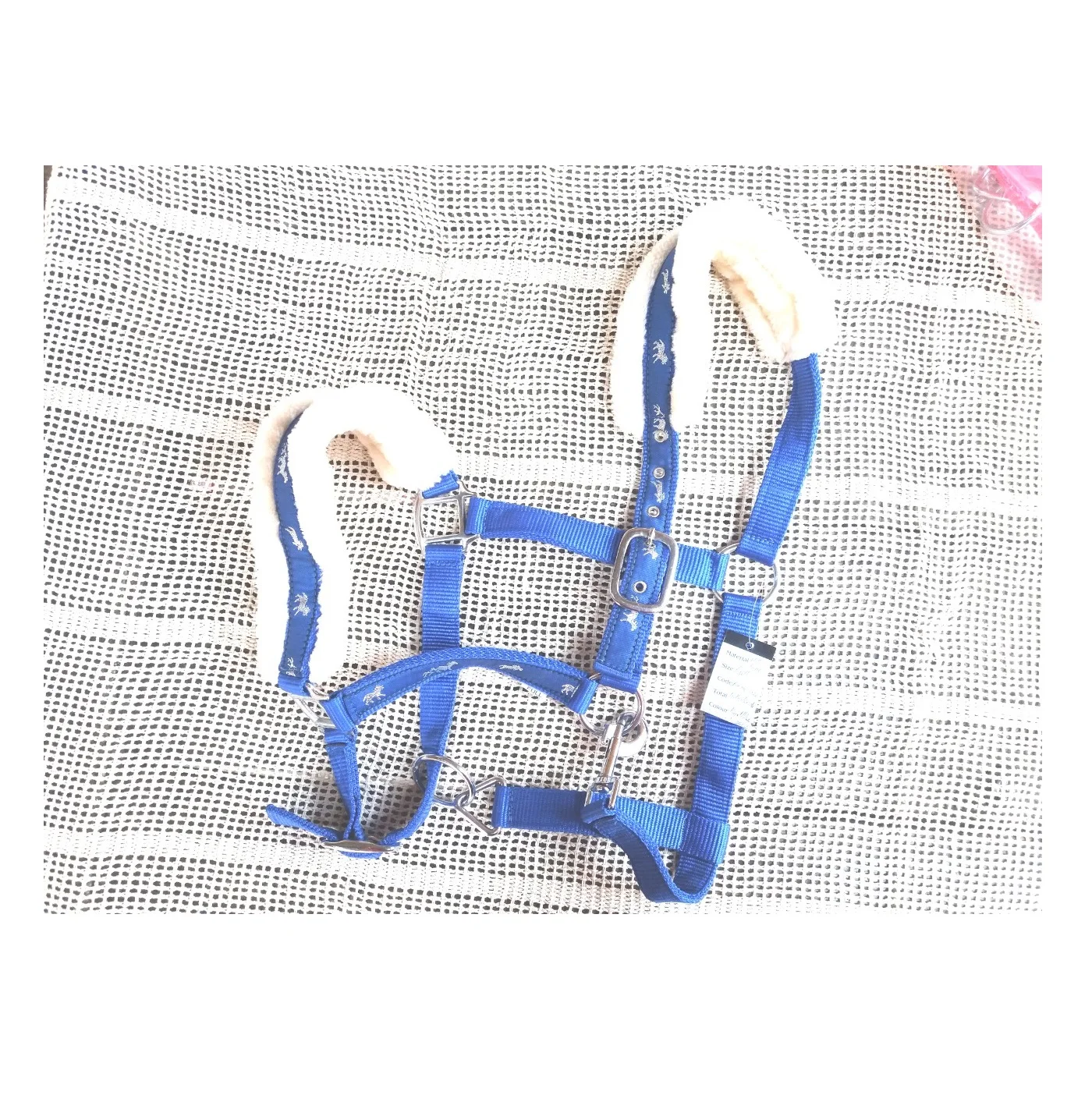 2022 Best Quality Fleece Padded Adjustable Horse Halter With New Design