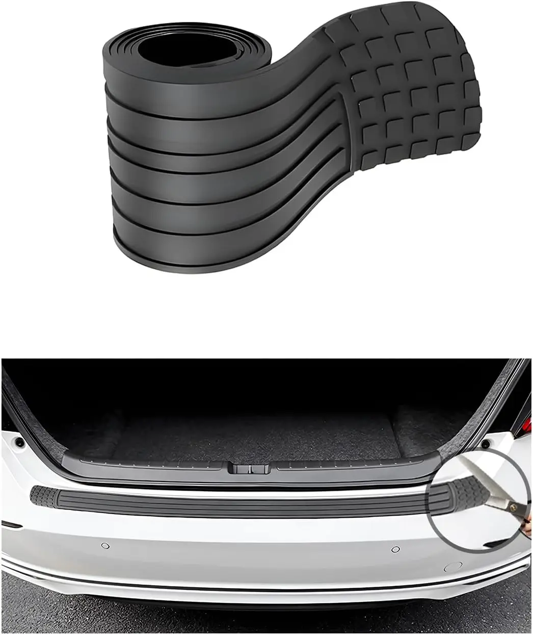Universal Rear Bumper Protection Strip
