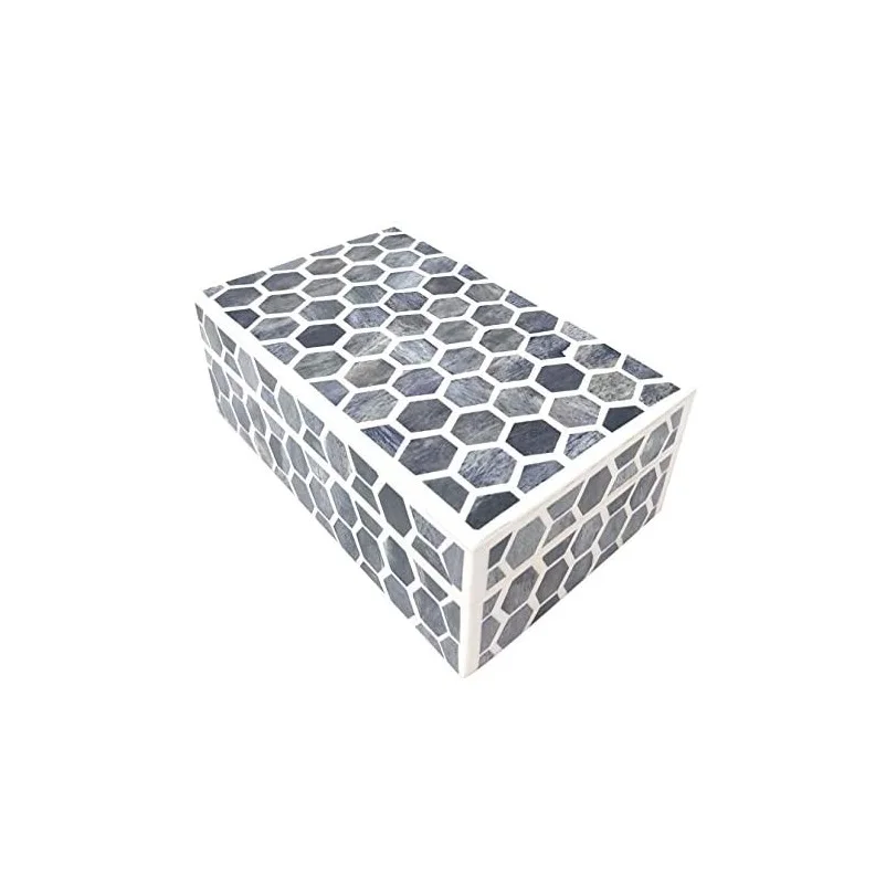 Rectangle Shape Best Quality Bone Inlay Jewelry Box Handmade ...