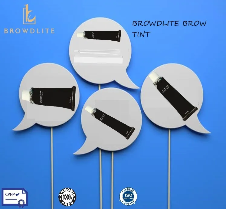 Top Sale Professional Hybrid Dye Tint Tube Cream Longlasting Eyebrow