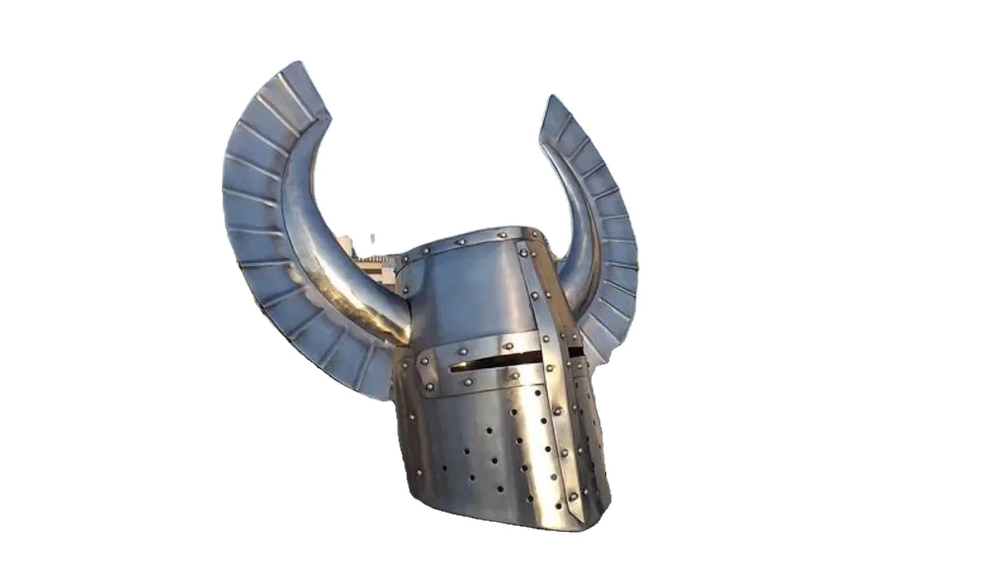 Medieval Templar Sca Knight Helmet 18 Gauge Steel Medieval Teutonic