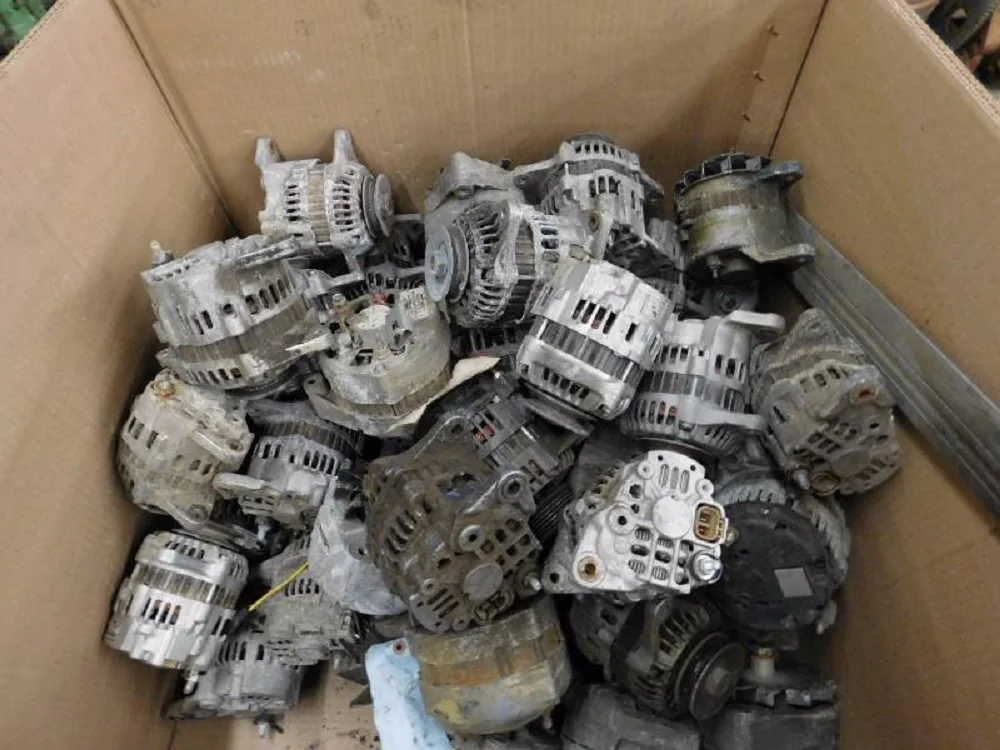 HMS Grade Used Scrap Alternator and Starter Motors Brass Copper Steel ...