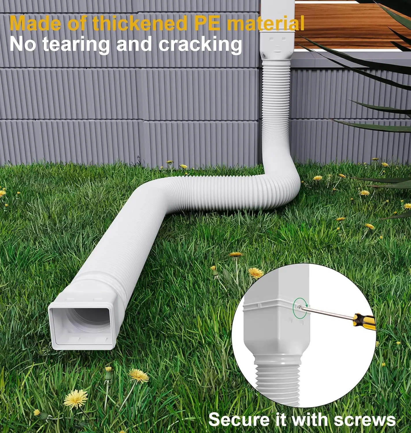 Buy Wholesale Downspout Extender For Rainwater Drainage Flexible,Down