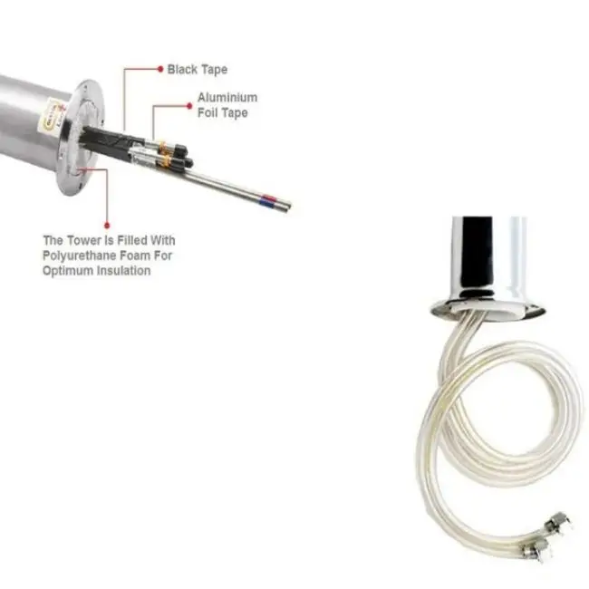 312 Taps Beer Tower Flow Control Portable Beer Tower Beer Dispense