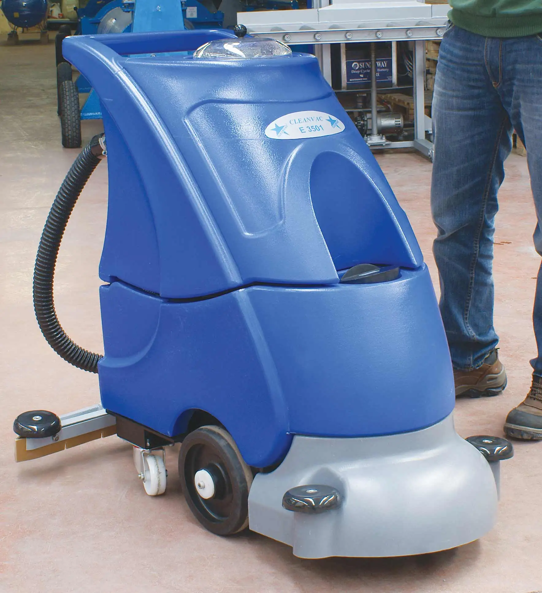 Best Price Floor Scrubber Machine For Professional Using Cleanvac Floor