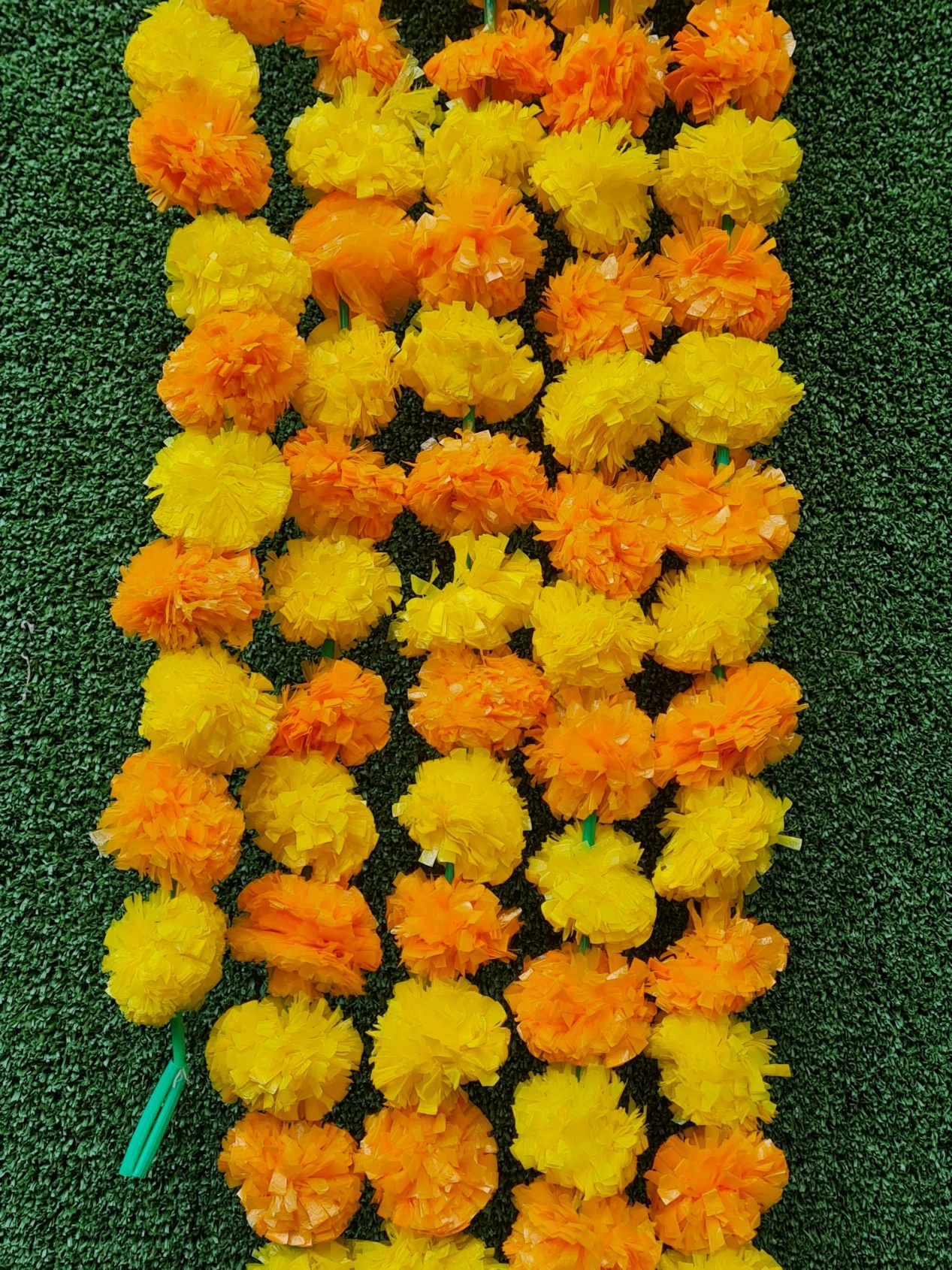 Artificial Marigold Garland Indian Wedding Decorations Flower Event