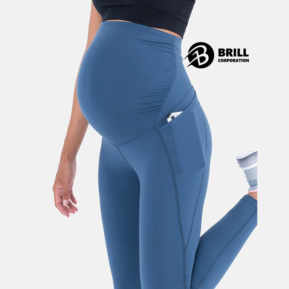 Compression Jogging Fitness Full Length Maternity Pants Elastic Pregnant Ladies Legging For