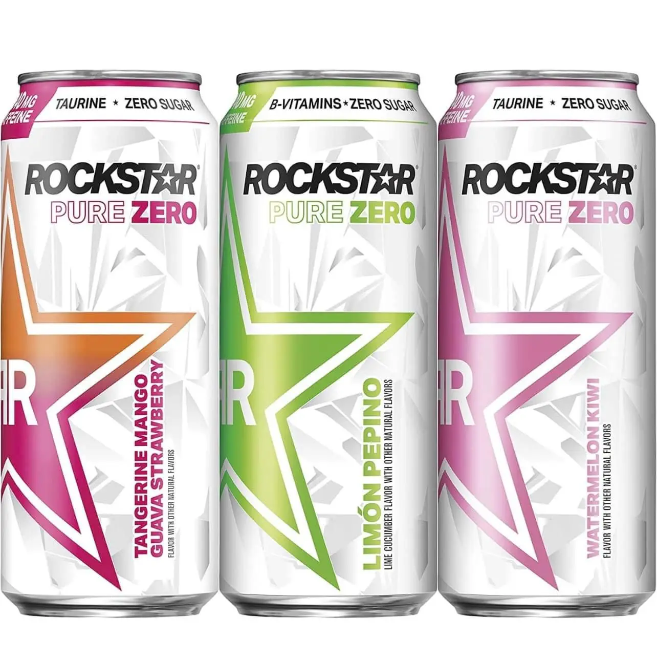 Rockstar Pure Zero Sugar Free Energy Drink Variety (16 Fl. Oz.,24 Pk ...